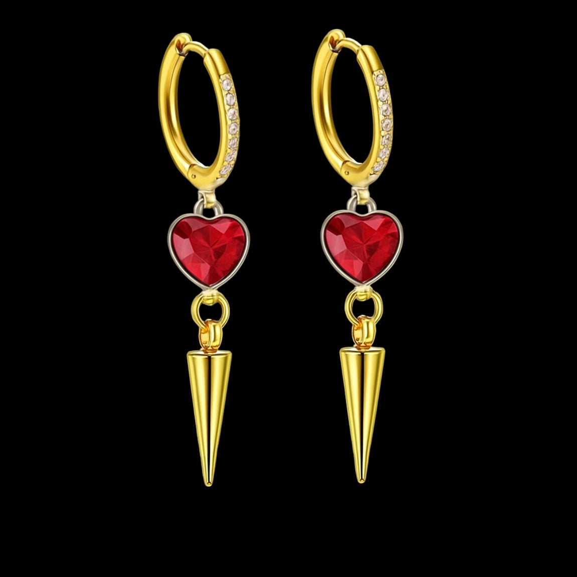 Florence - earrings red