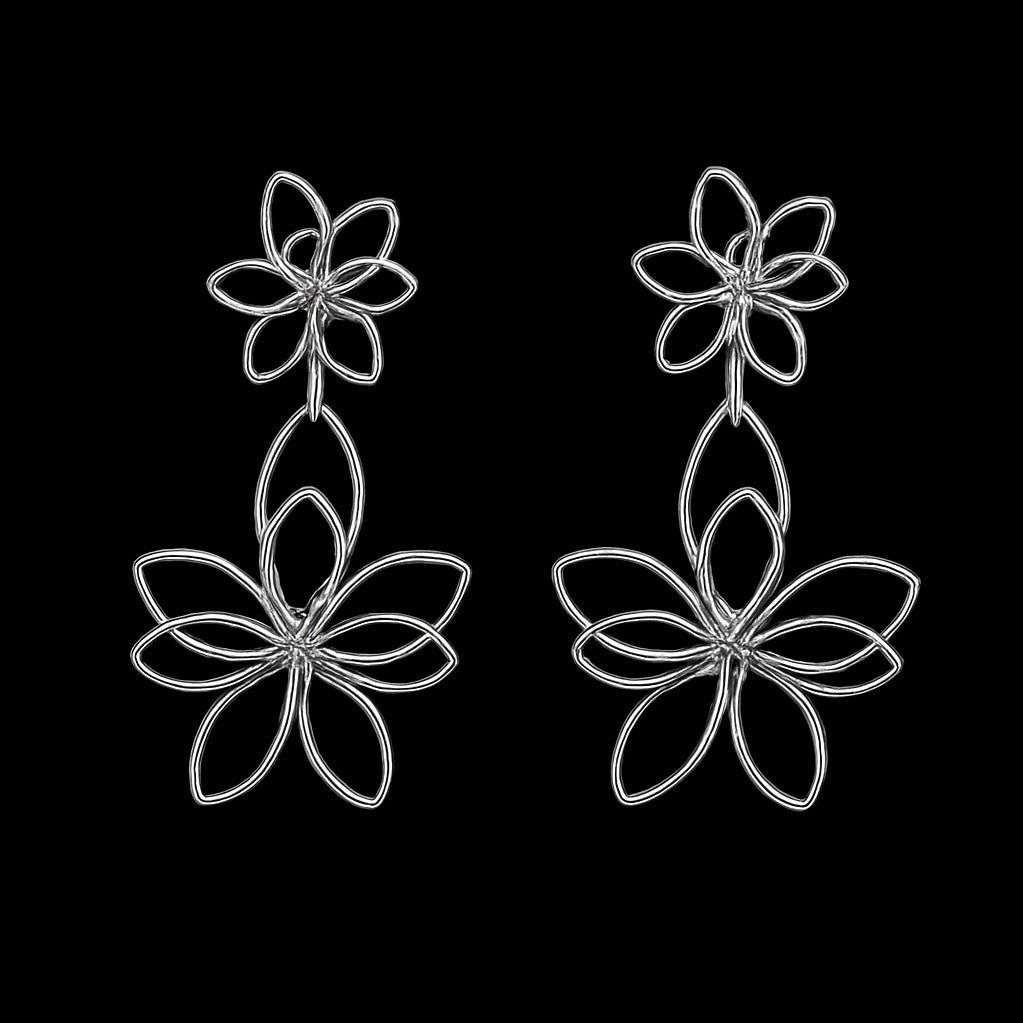 Flower earrings