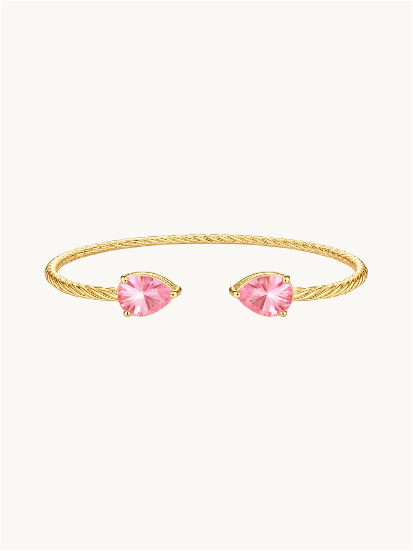 Drop bracelet - pink