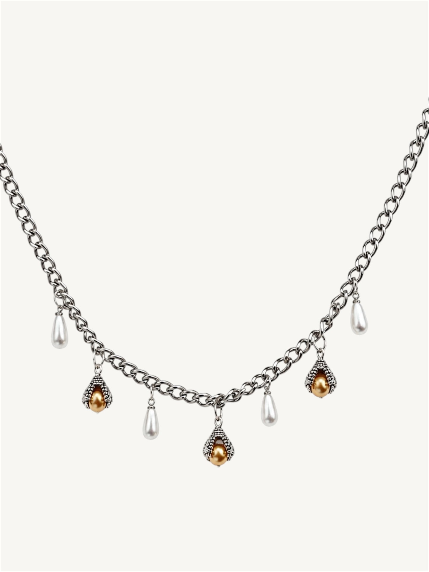 Hook - necklaces - orange / yellow