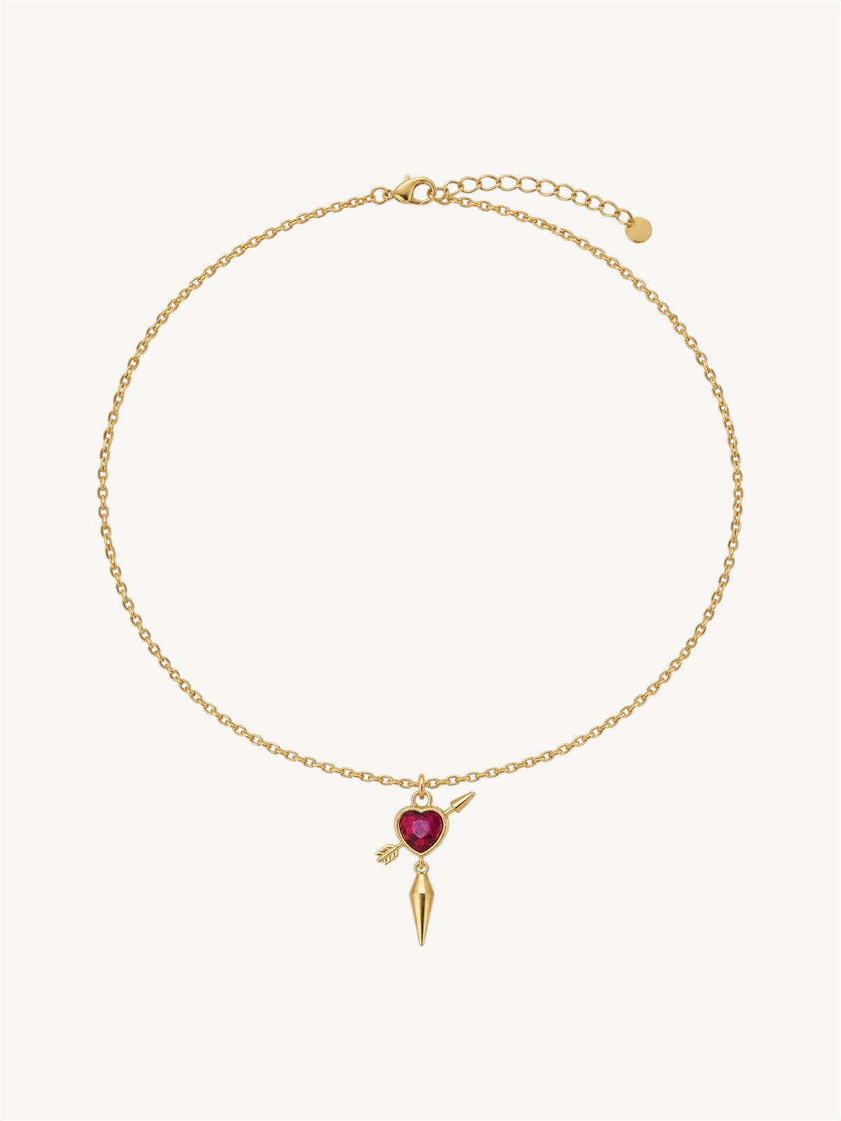 Heart spike - necklaces