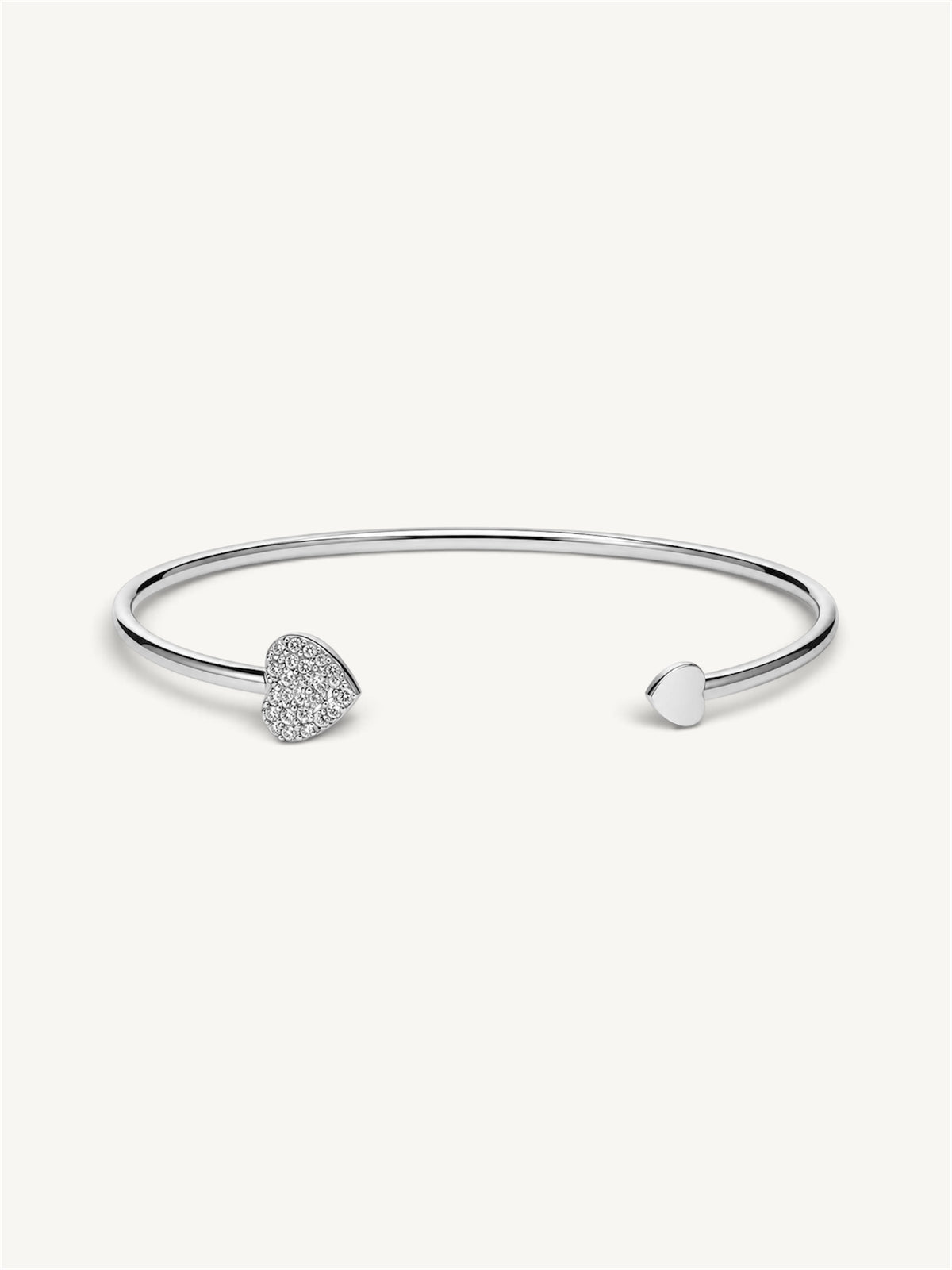 Heart bangle - bracelet