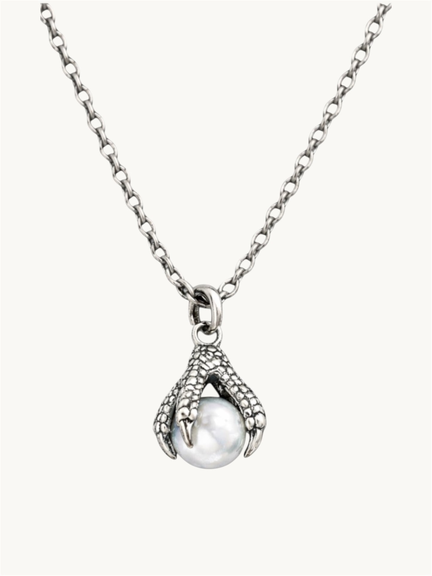 Claw - necklaces white