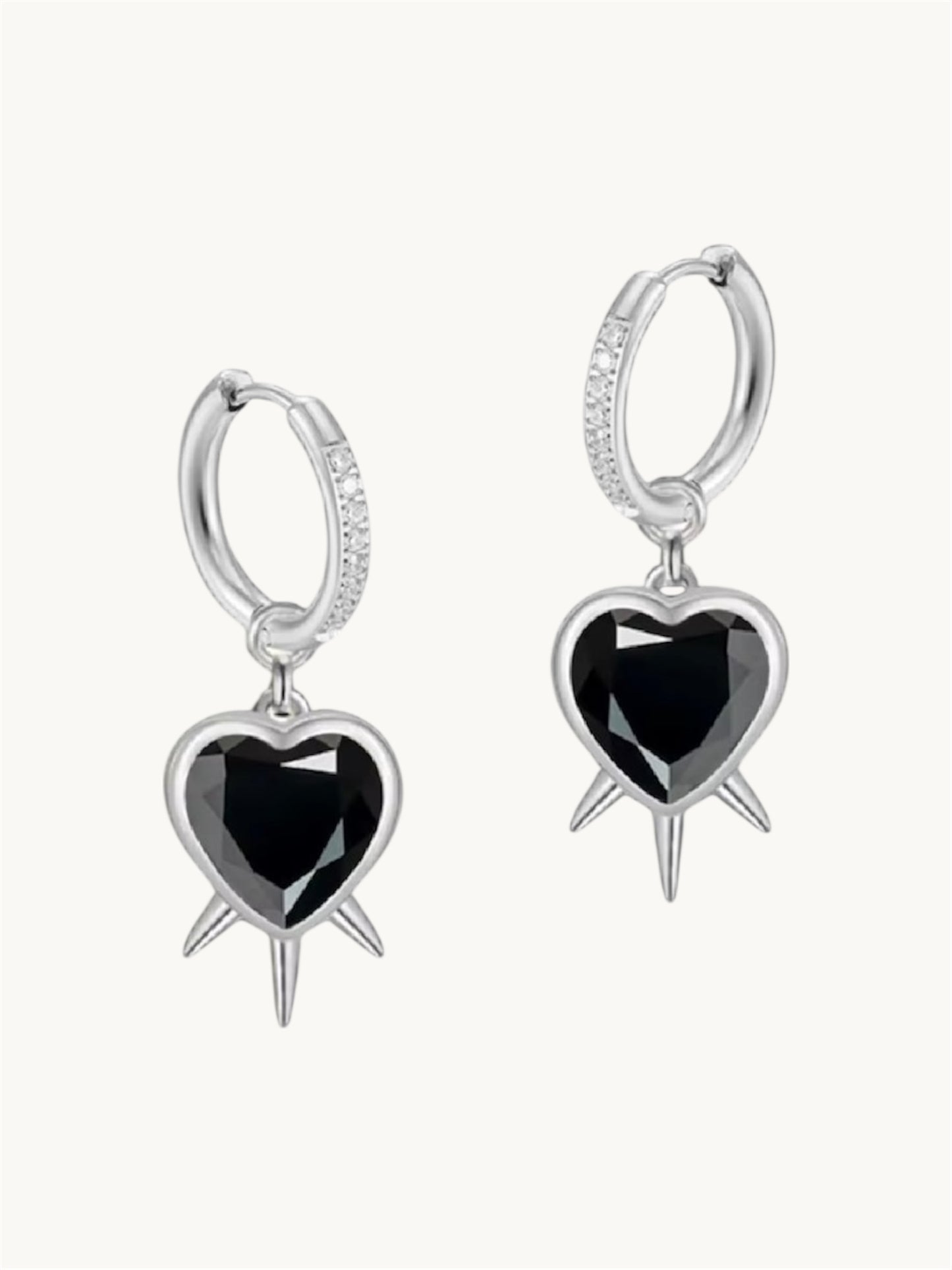 Peak heart - earrings