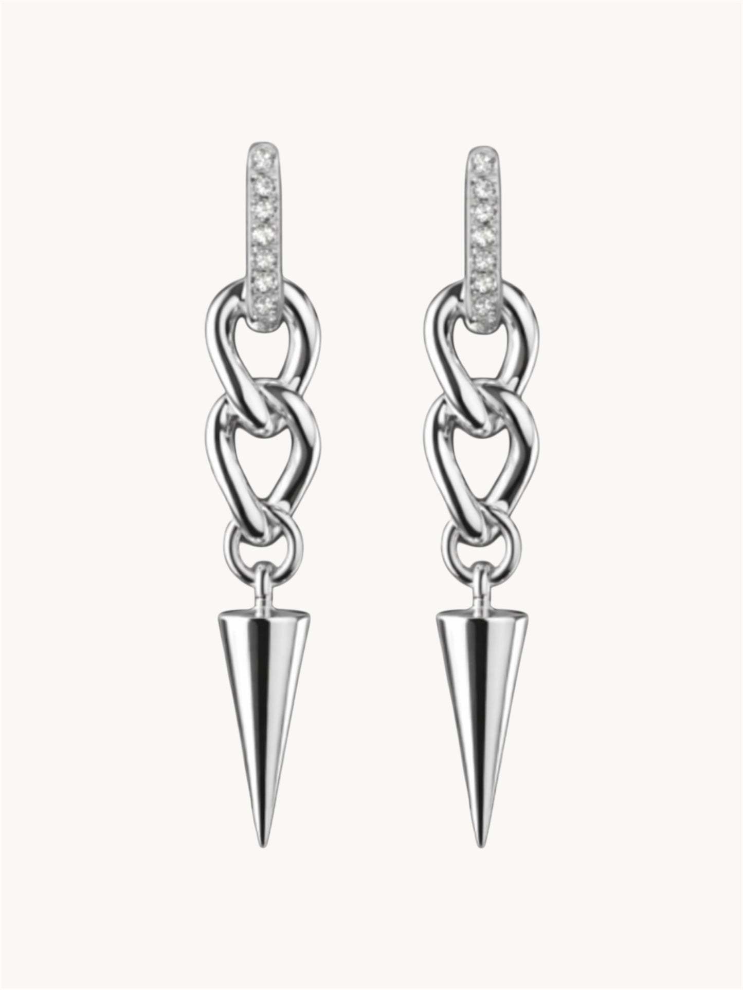 Striking spike - earrings