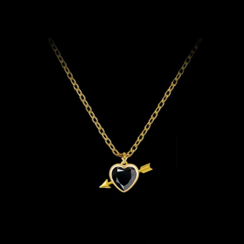 Heart arrow necklaces