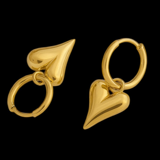 Heart earrings