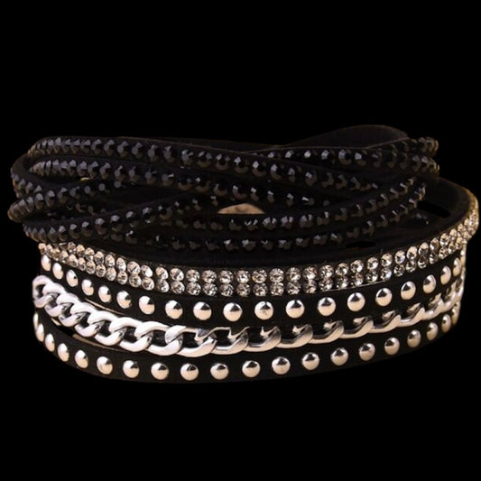 Black love bracelet