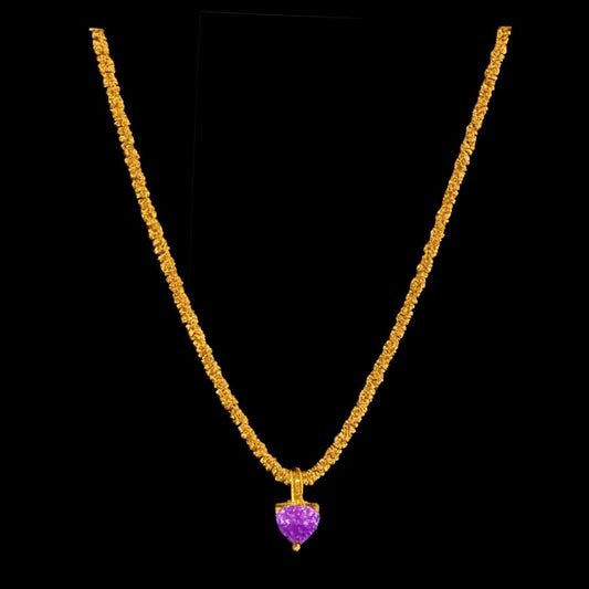 Purple Heart - necklaces