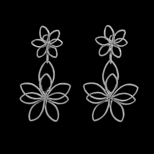Flower earrings
