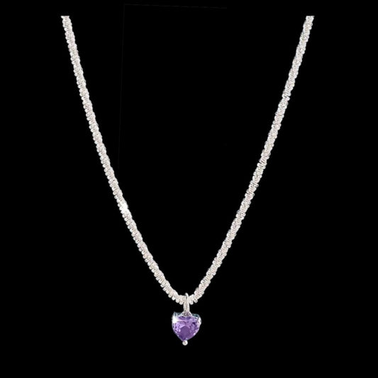 Purple Heart - necklaces