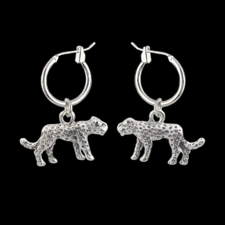 Leopard earrings