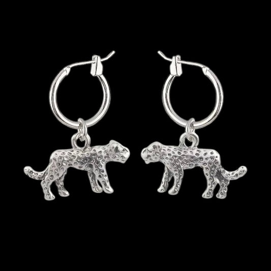 Leopard earrings
