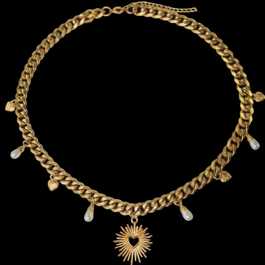 Sunny heart - necklaces