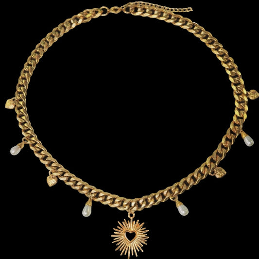 Sunny heart - necklaces