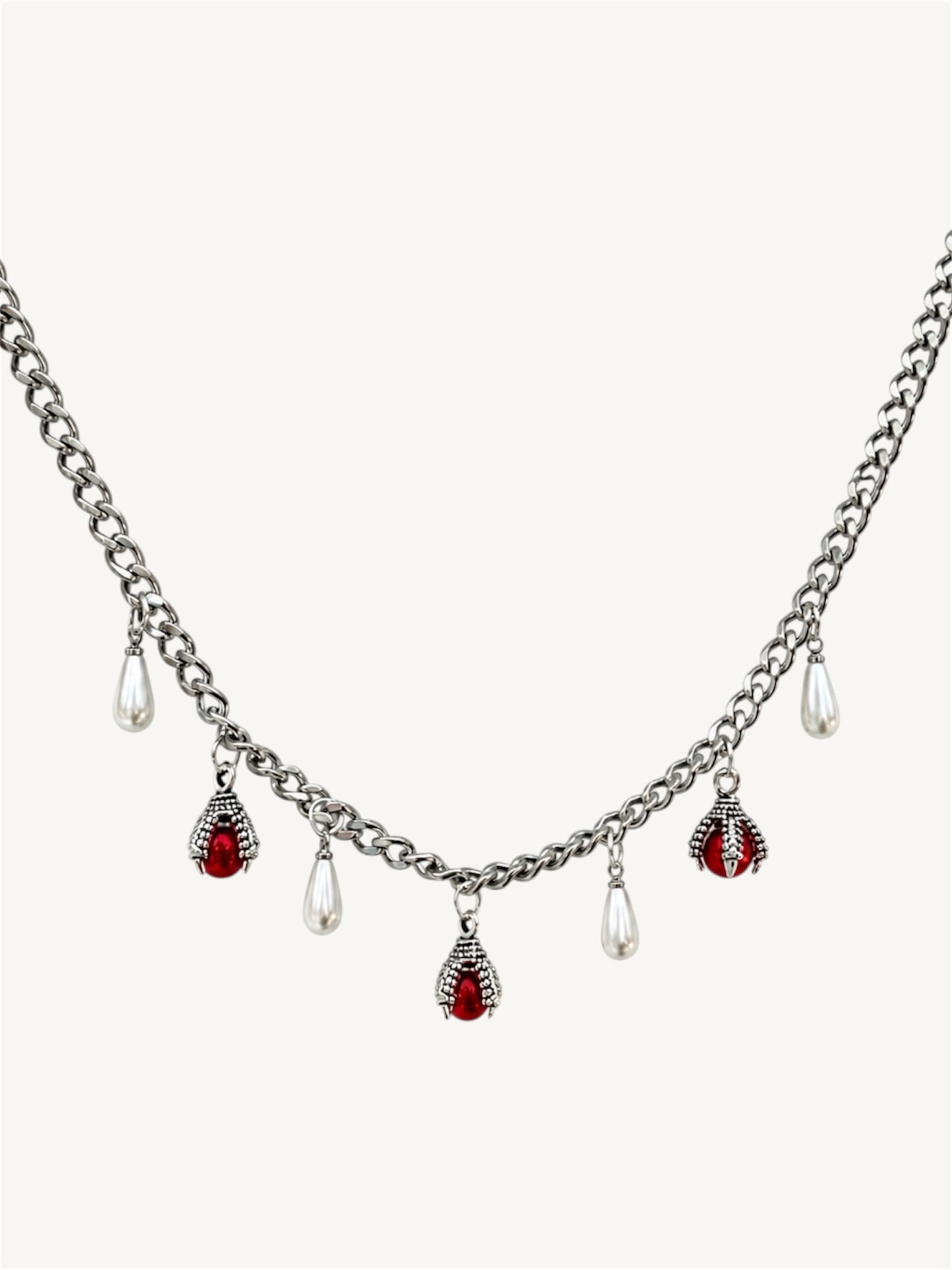 Hook - necklaces red