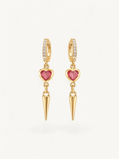 Florence - earrings red
