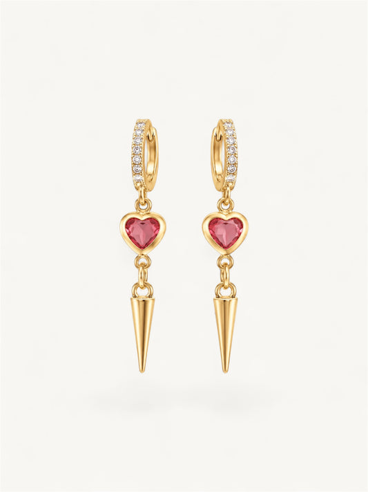 Florence - earrings red