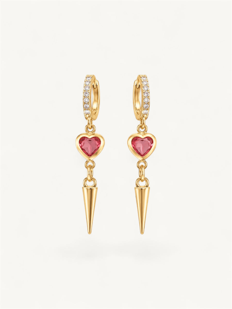 Florence - earrings red