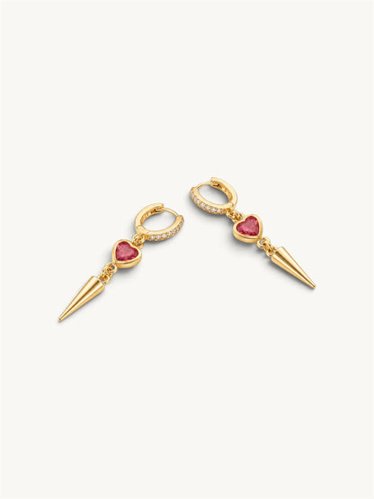 Florence - earrings red