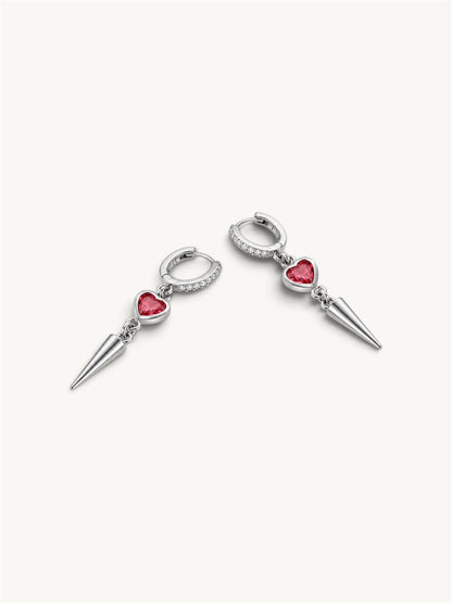 Florence  - earrings red