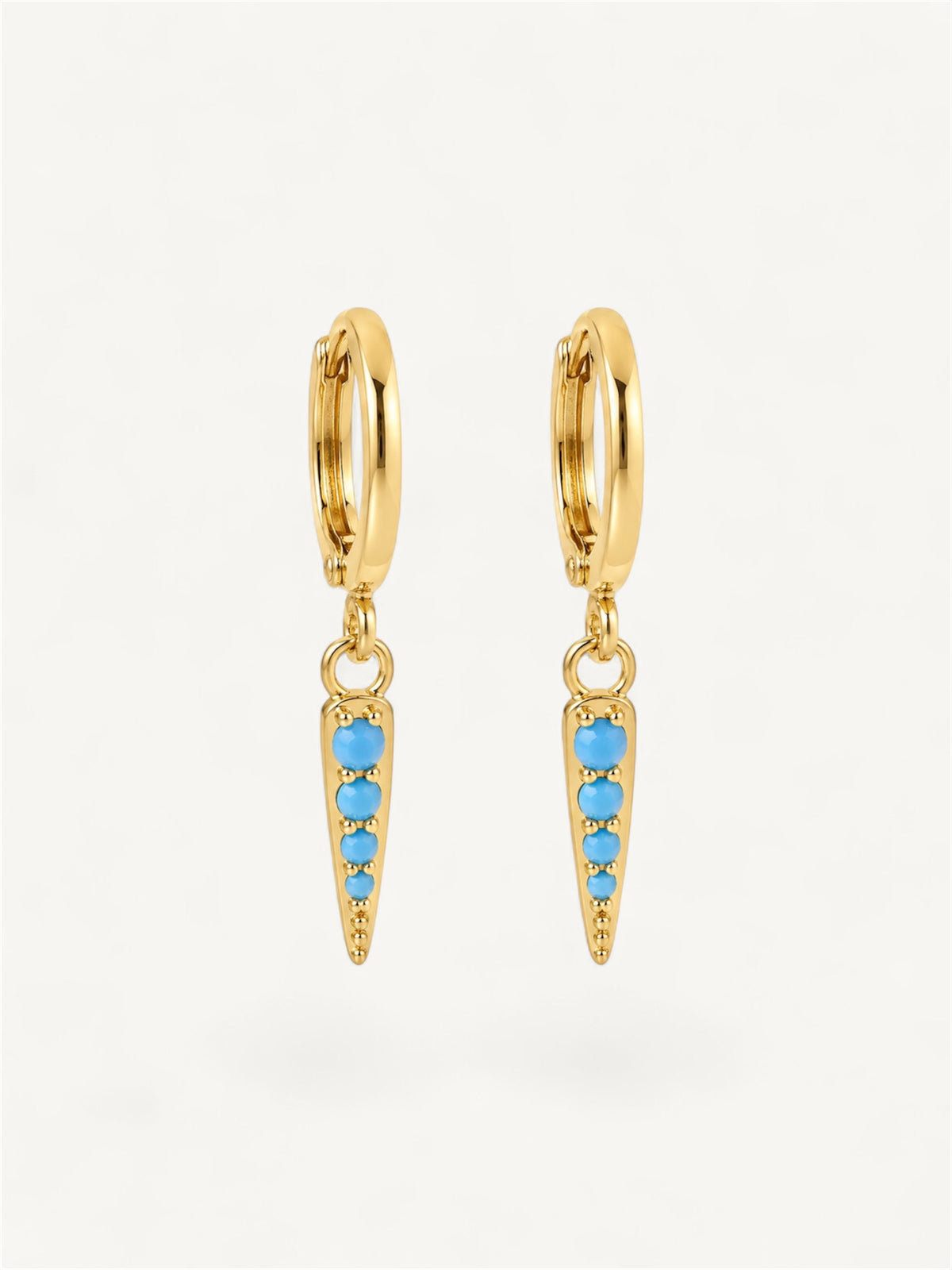 Shard spike - earrings Turquoise