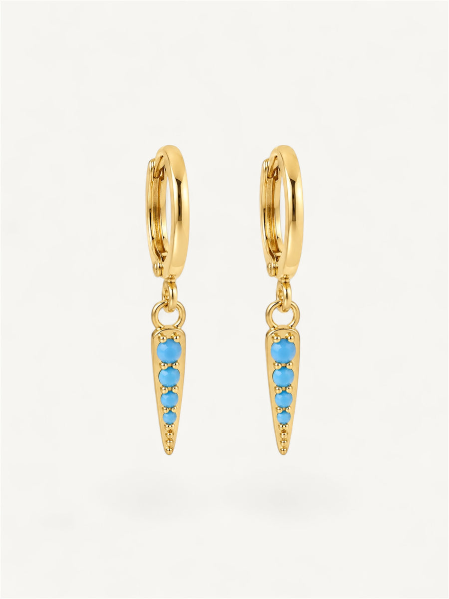Shard spike - earrings Turquoise
