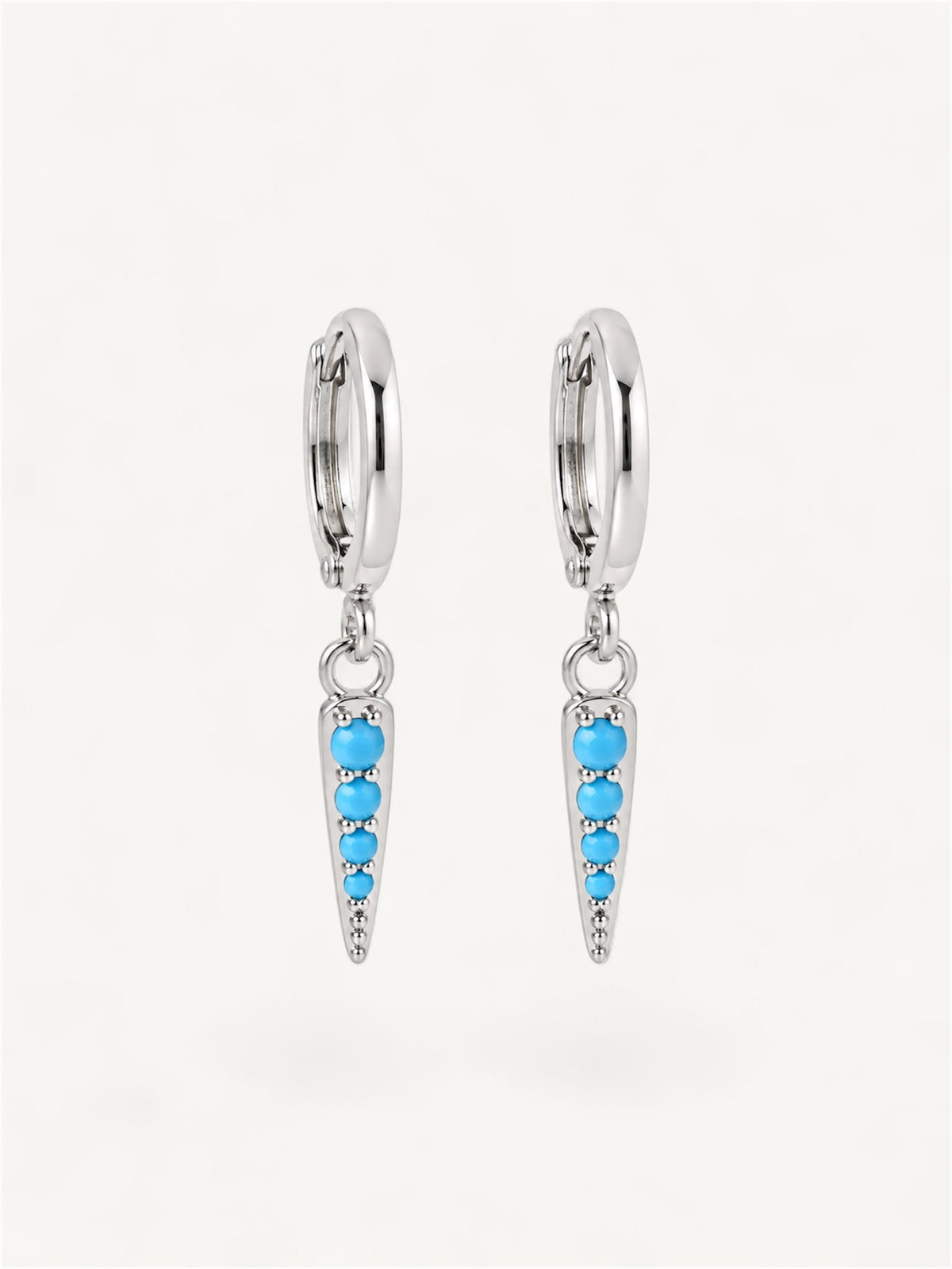 Shard spike - earrings turquoise