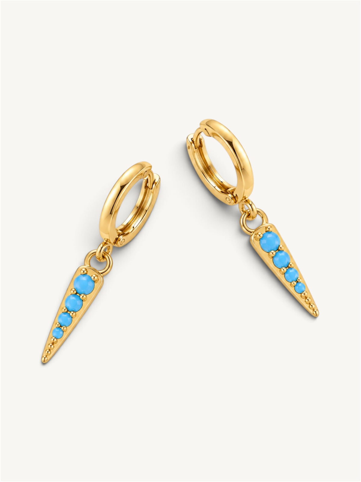 Shard spike - earrings Turquoise