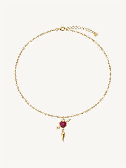 Heart spike - necklaces