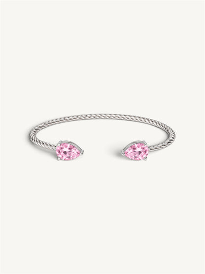 Drop bracelet - pink
