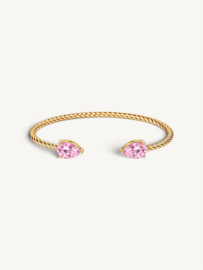 Drop bracelet - pink