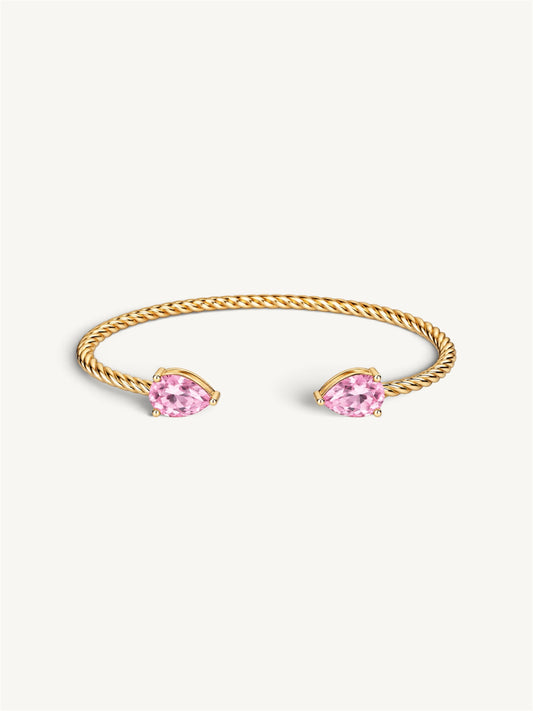 Drop bracelet - pink
