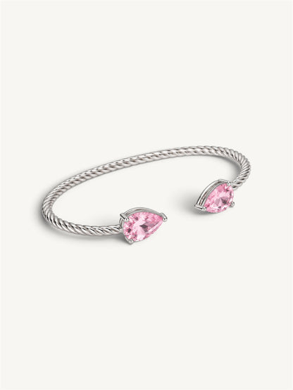 Drop bracelet - pink