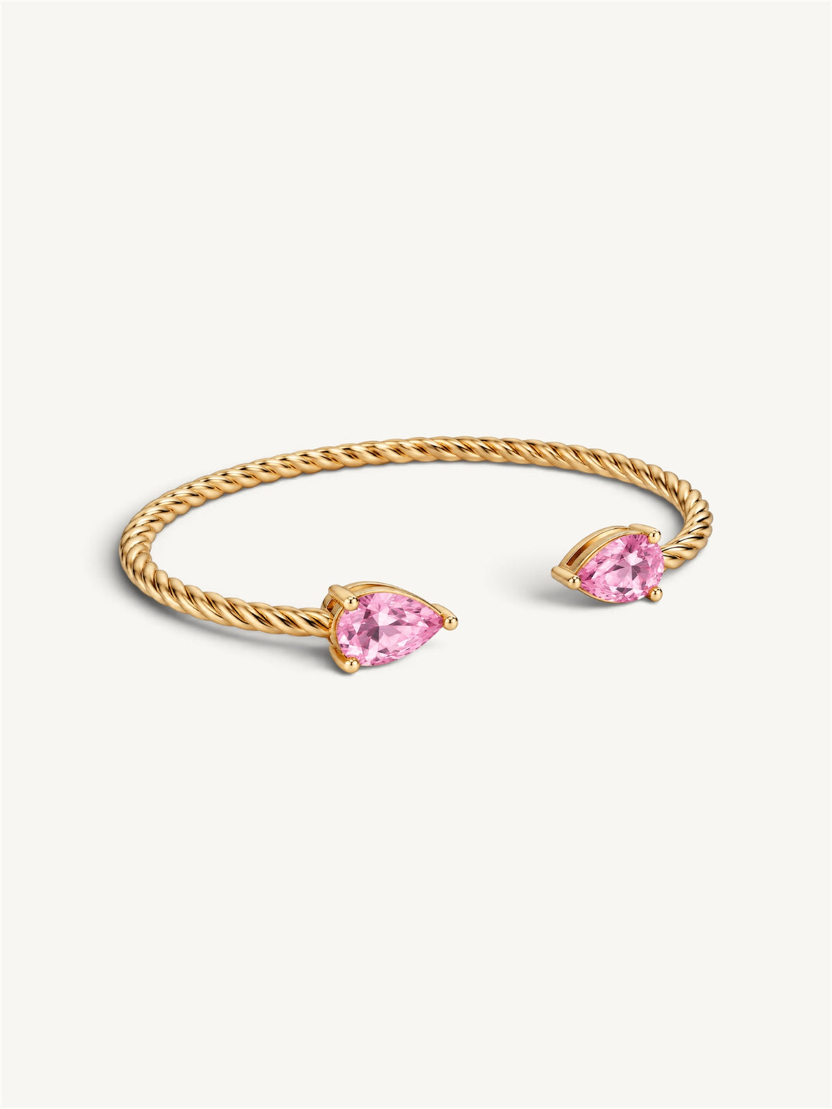 Drop bracelet - pink