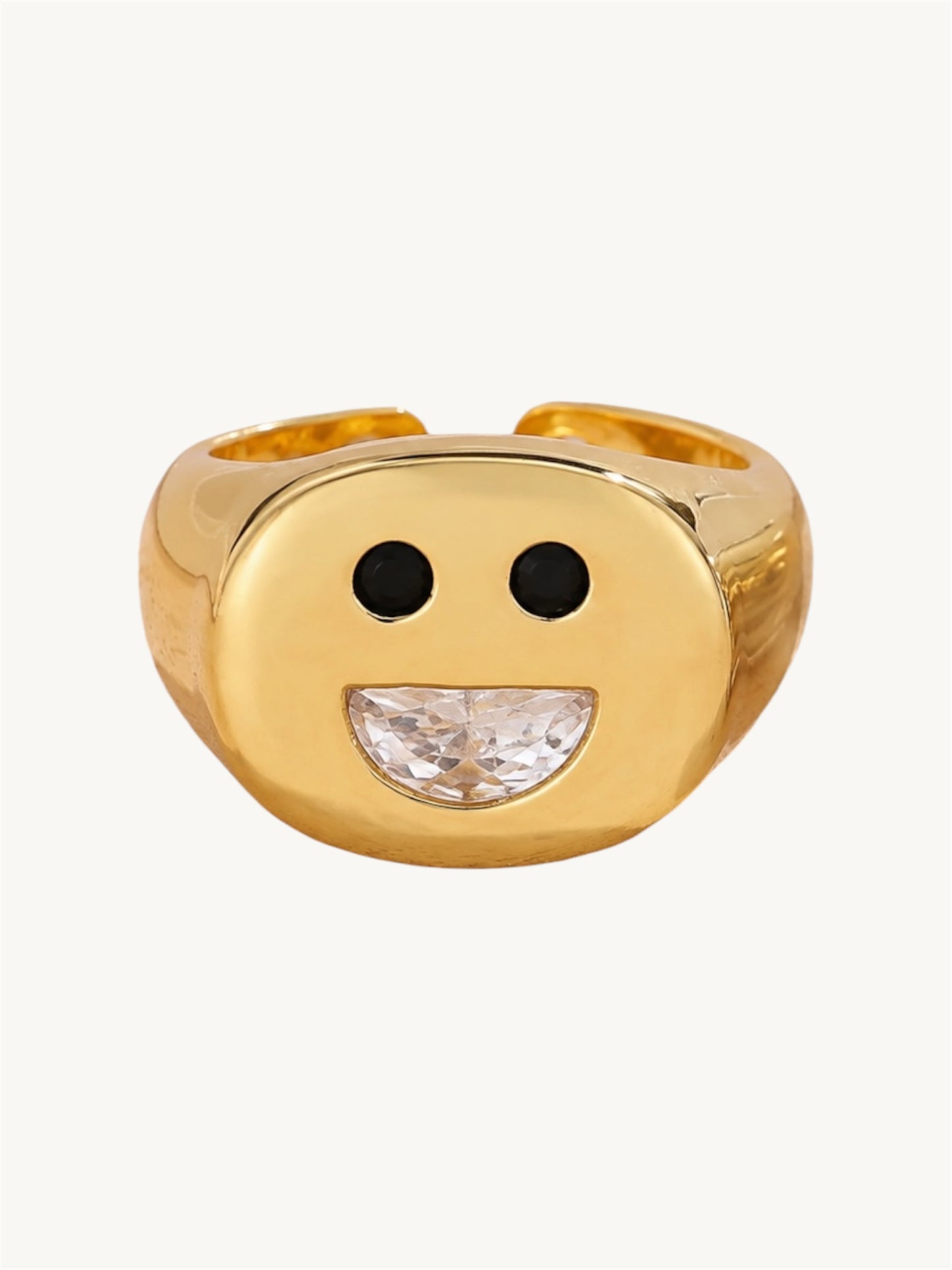 Happy face - ring
