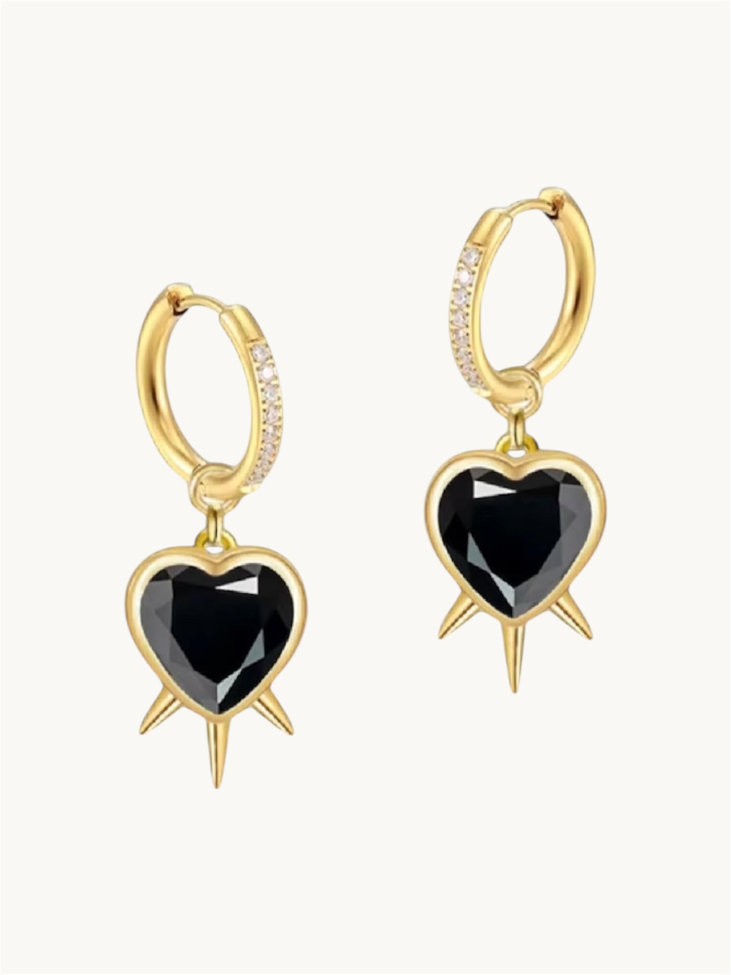 Peak heart - earrings
