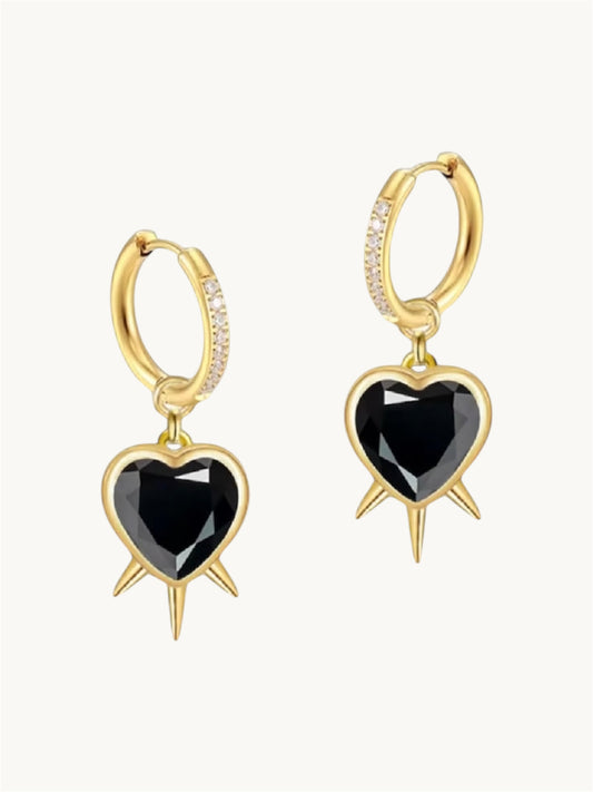 Peak heart - earrings