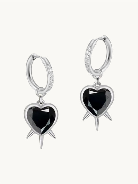 Peak heart - earrings